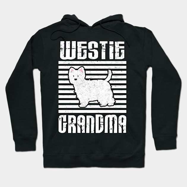 Westie Grandma Proud Dogs Hoodie by aaltadel